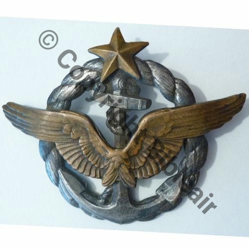 BREVET PILOTE HYDRAVION No657 + Ancre  SM 2Anneaux Dos lisse irreg  1926.. Src.czapska 883Eur06.14 